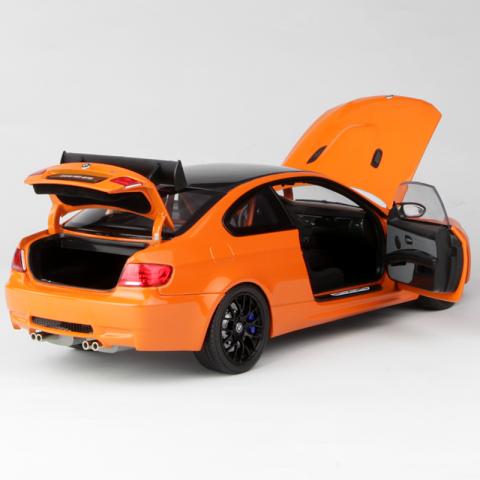 京商 1:18 宝马M3 GTS 合金仿真静态汽车模型 橙色 全球限量1252台