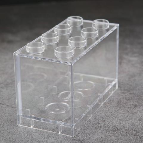 京商 1/64 微影 T-Brick透明展示亚克力盒 场景 拼装多功能展示盒