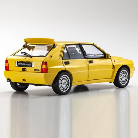 KYOSHO 京商 1/18 蓝旗亚Lancia Delta HF 黄色 合金模型