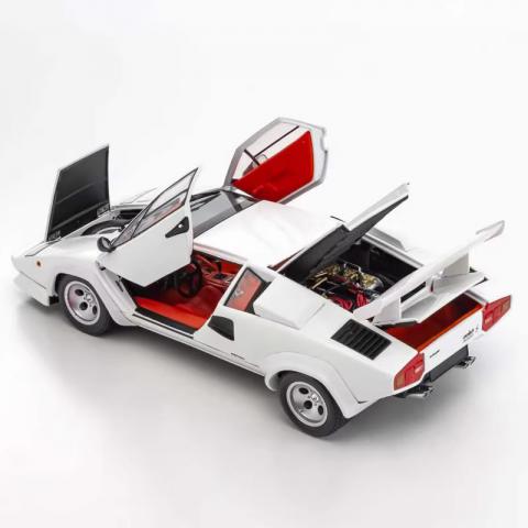 京商 1/18 Lamborghini Countach LP500S 白色 合金模型