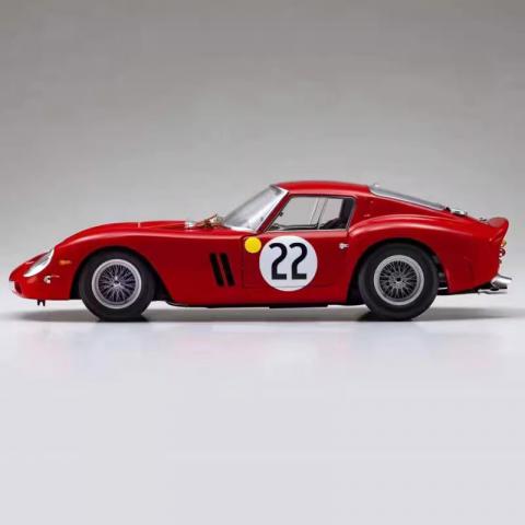 京商 1/18 法拉利 Ferrari 250GTO 22# 1962 LM 合金模型